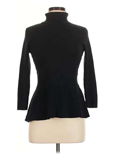 Pre-owned Catherine Catherine Malandrino Turtleneck Sweater In Black