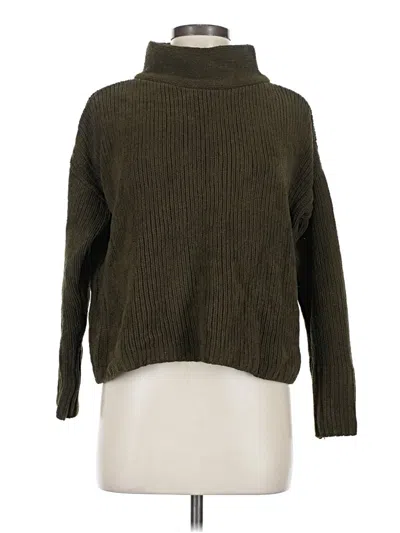 Pre-owned Catherine Catherine Malandrino Turtleneck Sweater In Green