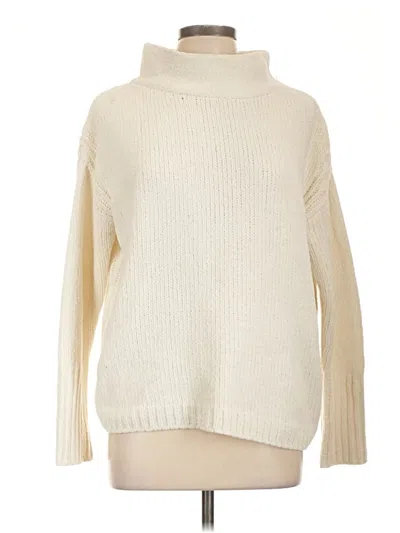 Pre-owned Catherine Catherine Malandrino Turtleneck Sweater In Ivory