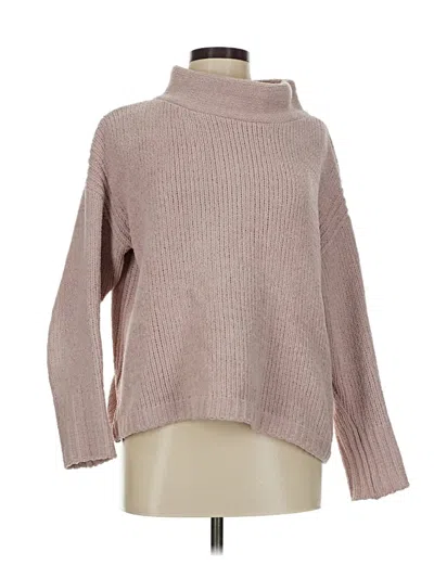 Pre-owned Catherine Catherine Malandrino Turtleneck Sweater In Tan
