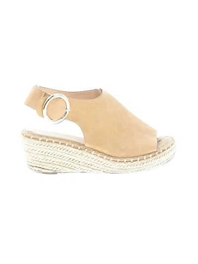 Pre-owned Catherine Catherine Malandrino Wedges In Tan