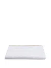 Catherine Denoual Boho Linen Border Tablecloth (180cm X 270 Cm) In White