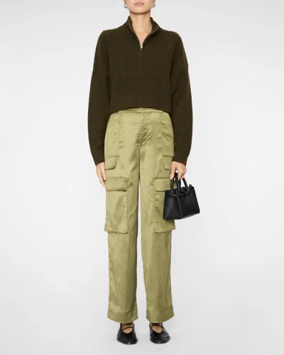 Catherine Gee Cargo Pants In Army Green