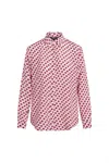 CATHERINE GEE SOPHIE BLOUSE IN CHERRY PRINT