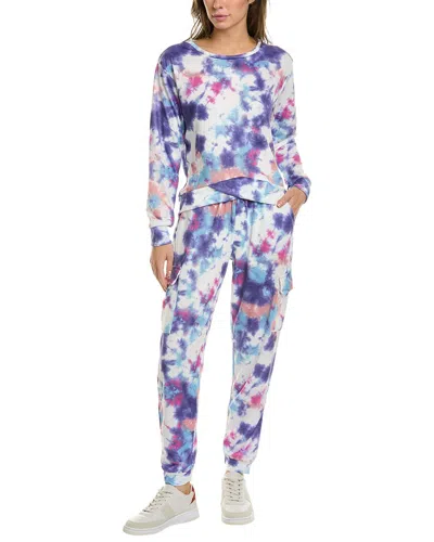 Catherine Malandrino 2pc Pajama Set In Multi