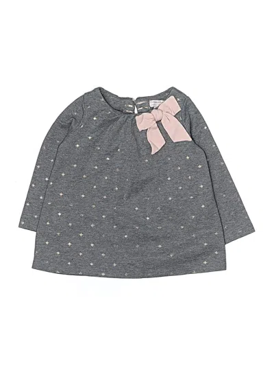 Pre-owned Catherine Malandrino Kids' 3/4 Sleeve Blouse In Gray