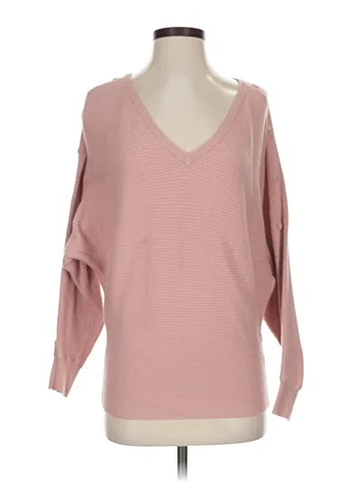 Pre-owned Catherine Malandrino 3/4 Sleeve T-shirt In Pink