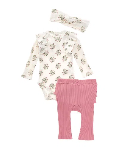 Catherine Malandrino 3pc Bodysuit Set In Multi