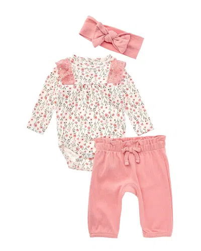 Catherine Malandrino 3pc Bodysuit Set In Animal Print