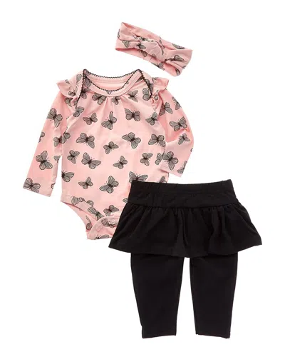 Catherine Malandrino Kids'  3pc Bodysuit Set In Multi