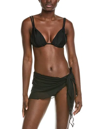 Catherine Malandrino 3pc Charms Bikini Set In Green