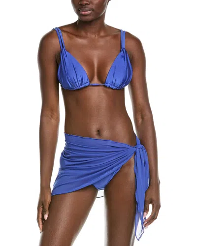 Catherine Malandrino 3pc Charms Bikini Set In Blue