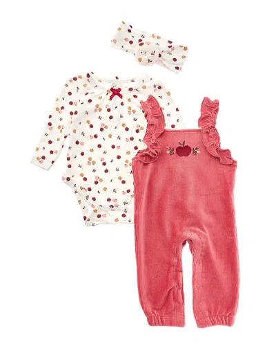 Catherine Malandrino 3pc Overall Set In Pink