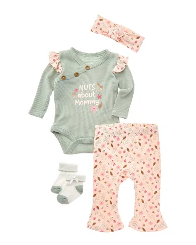 Catherine Malandrino 4pc Bodysuit Set In Gray