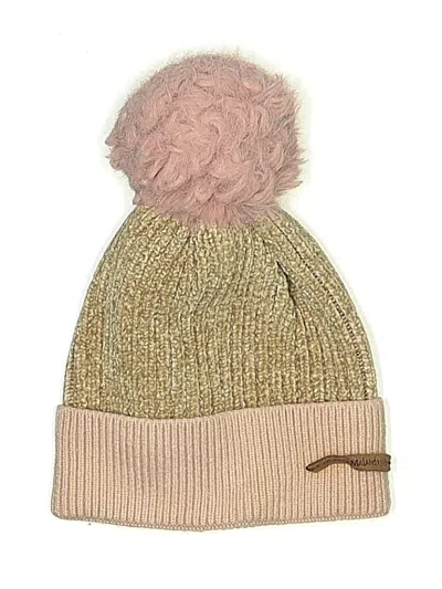 Pre-owned Catherine Malandrino Beanie Hat In Tan