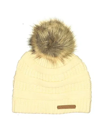 Pre-owned Catherine Malandrino Beanie Hat In Yellow