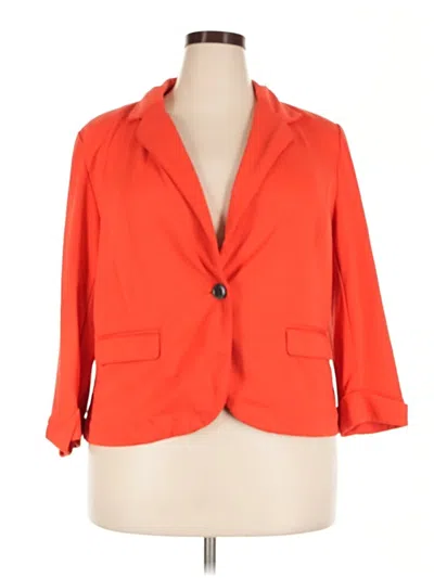 Pre-owned Catherine Malandrino Blazer Jacket In Orange