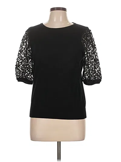 Pre-owned Catherine Malandrino Cardigan Sweater In Black