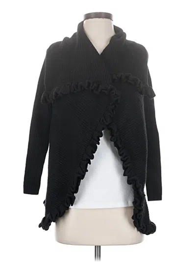 Pre-owned Catherine Malandrino Cardigan Sweater In Black