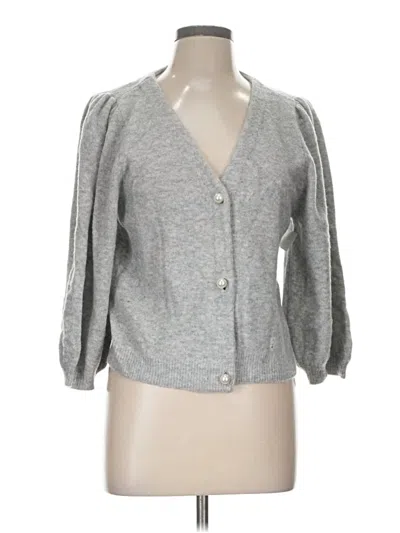 Pre-owned Catherine Malandrino Cardigan Sweater In Gray