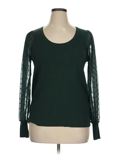 Pre-owned Catherine Malandrino Cardigan Sweater In Green