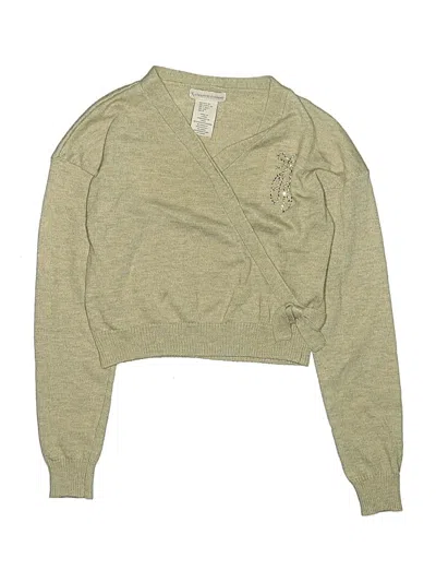 Pre-owned Catherine Malandrino Kids' Cardigan Sweater In Green