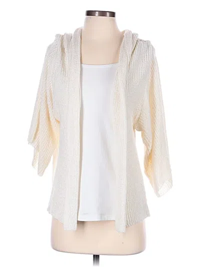 Pre-owned Catherine Malandrino Cardigan Sweater In Ivory