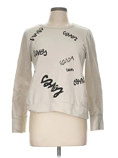 Pre-owned Catherine Malandrino Cardigan Sweater In Silver