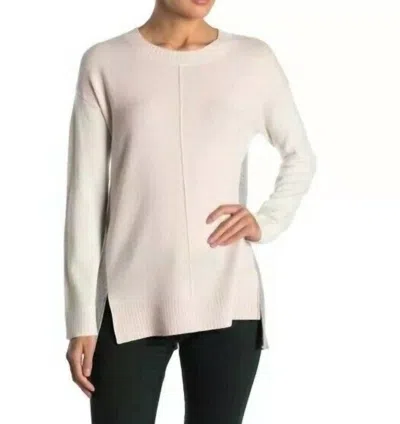 Catherine Malandrino Cashmere Pullover Crew Neck Sweater In Multicolor