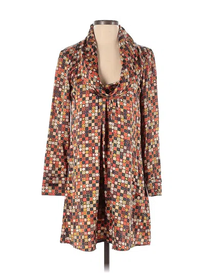 Pre-owned Catherine Malandrino Casual Dress In Brown