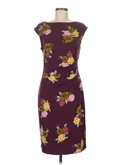 Pre-owned Catherine Malandrino Casual Dress In Burgundy