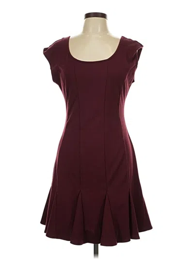 Pre-owned Catherine Malandrino Casual Dress In Burgundy