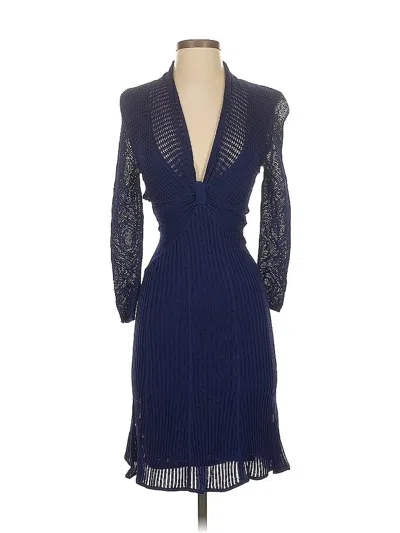 Pre-owned Catherine Malandrino Cocktail Dress In Blue