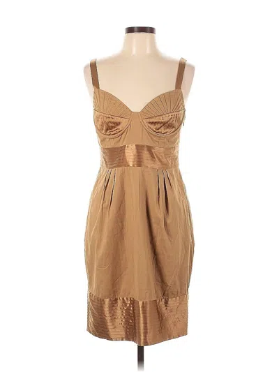 Pre-owned Catherine Malandrino Cocktail Dress In Brown