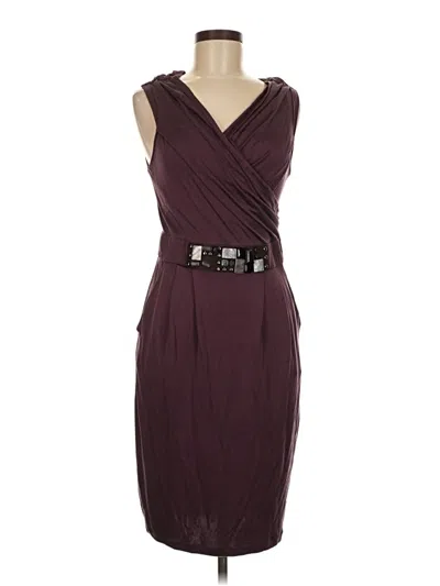 Pre-owned Catherine Malandrino Cocktail Dress In Burgundy