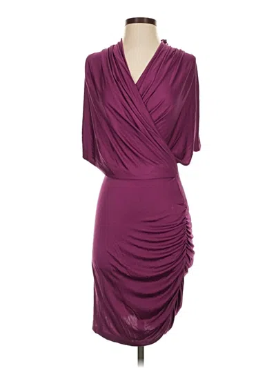 Pre-owned Catherine Malandrino Cocktail Dress In Burgundy