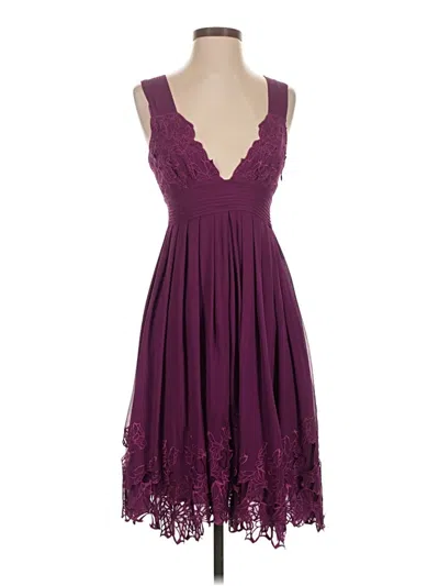 Pre-owned Catherine Malandrino Cocktail Dress In Burgundy