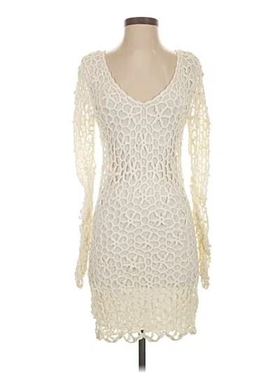 Pre-owned Catherine Malandrino Cocktail Dress In Ivory