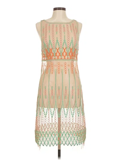 Pre-owned Catherine Malandrino Cocktail Dress In Orange