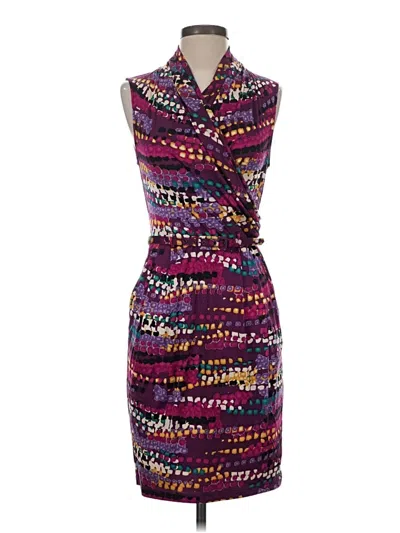 Pre-owned Catherine Malandrino Cocktail Dress In Purple