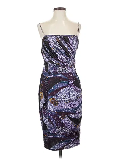 Pre-owned Catherine Malandrino Cocktail Dress In Purple