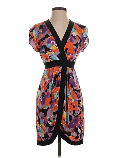 Pre-owned Catherine Malandrino Cocktail Dress In Purple