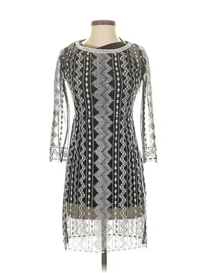 Pre-owned Catherine Malandrino Cocktail Dress In Silver