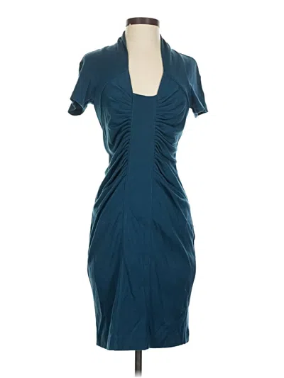 Pre-owned Catherine Malandrino Cocktail Dress In Teal