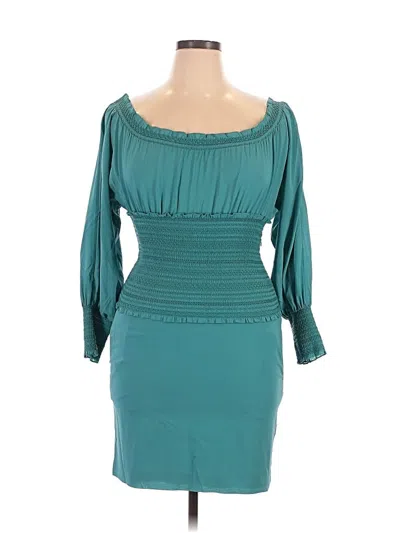 Pre-owned Catherine Malandrino Cocktail Dress In Teal