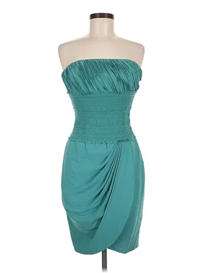 Pre-owned Catherine Malandrino Cocktail Dress In Teal