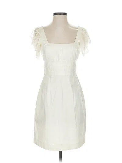 Pre-owned Catherine Malandrino Cocktail Dress In White
