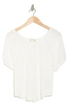 CATHERINE MALANDRINO CATHERINE MALANDRINO EMBROIDERED PEASANT TOP