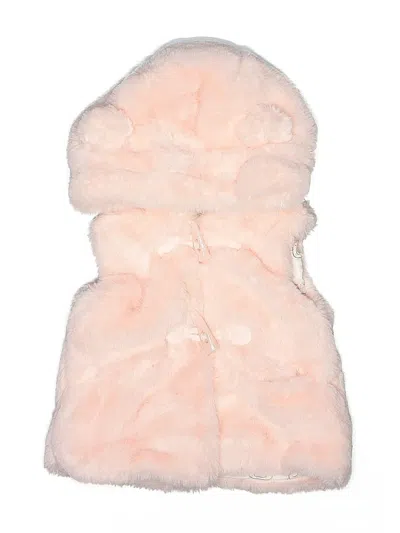 Pre-owned Catherine Malandrino Babies' Faux Fur Vest In Pink