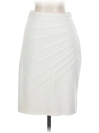 Pre-owned Catherine Malandrino Formal Skirt In Ivory